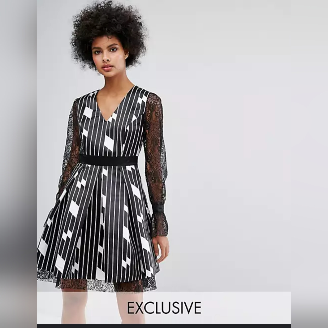 Horrockses Abstract Print Dress